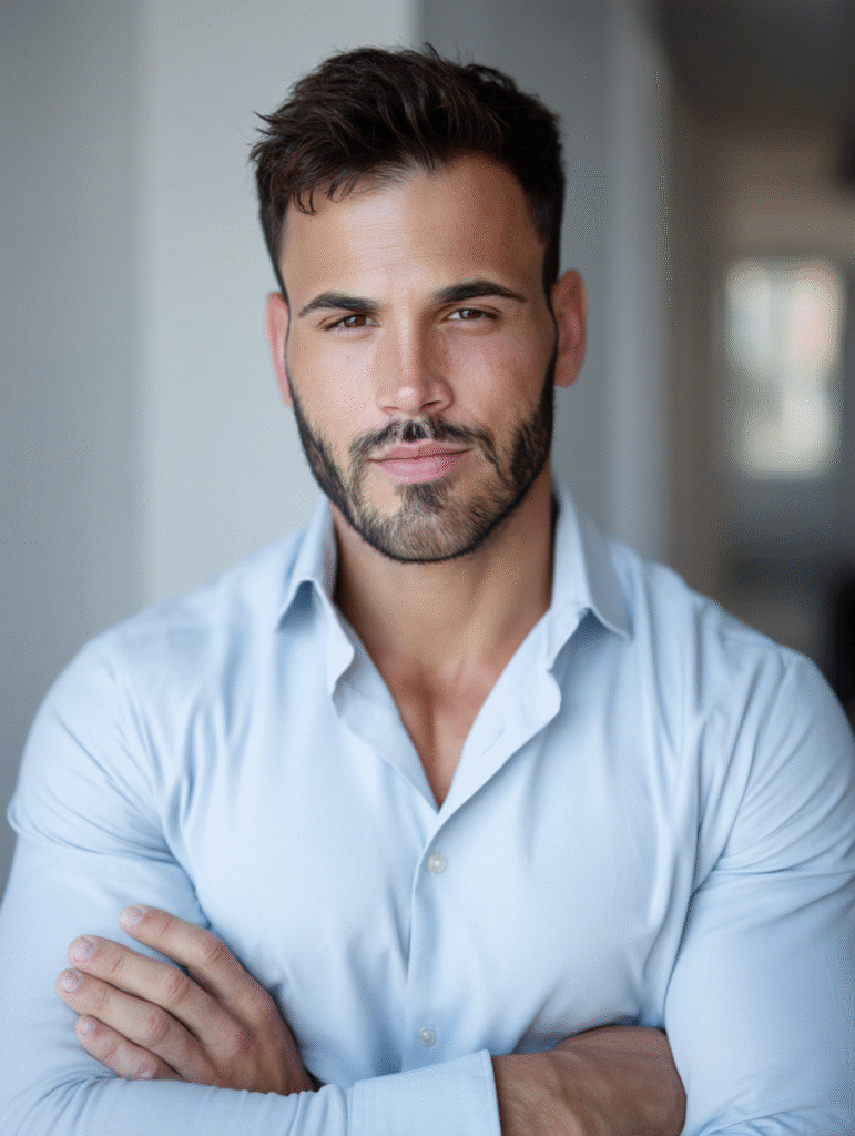 mayber0340 a professional realistic photo of a confident man a6957250 5454 46ef b15c 25aa21748816 3